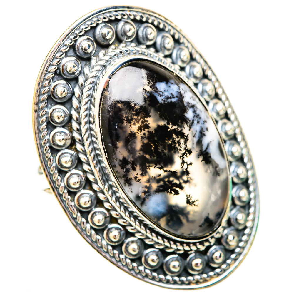 Dendritic Opal Rings handcrafted by Ana Silver Co - RING120625 - Photo 2