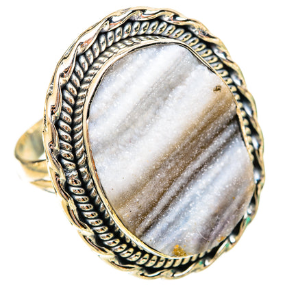 Desert Druzy Rings handcrafted by Ana Silver Co - RING120640 - Photo 2