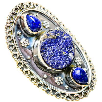 Lapis Lazuli Rings handcrafted by Ana Silver Co - RING120641 - Photo 2
