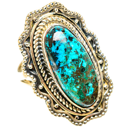 Chrysocolla Rings handcrafted by Ana Silver Co - RING120646 - Photo 2