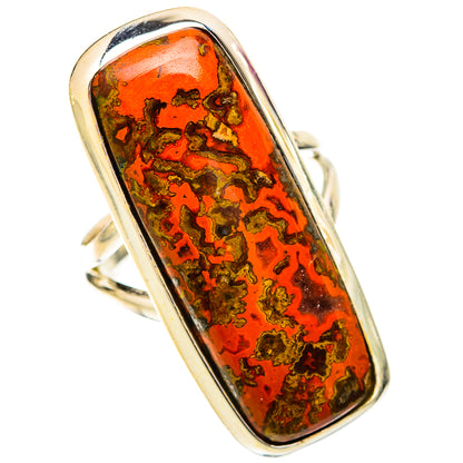 Moroccan Agate Rings handcrafted by Ana Silver Co - RING120660 - Photo 2