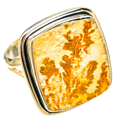 Germany Psilomelane Dendrite Rings handcrafted by Ana Silver Co - RING120661 - Photo 2