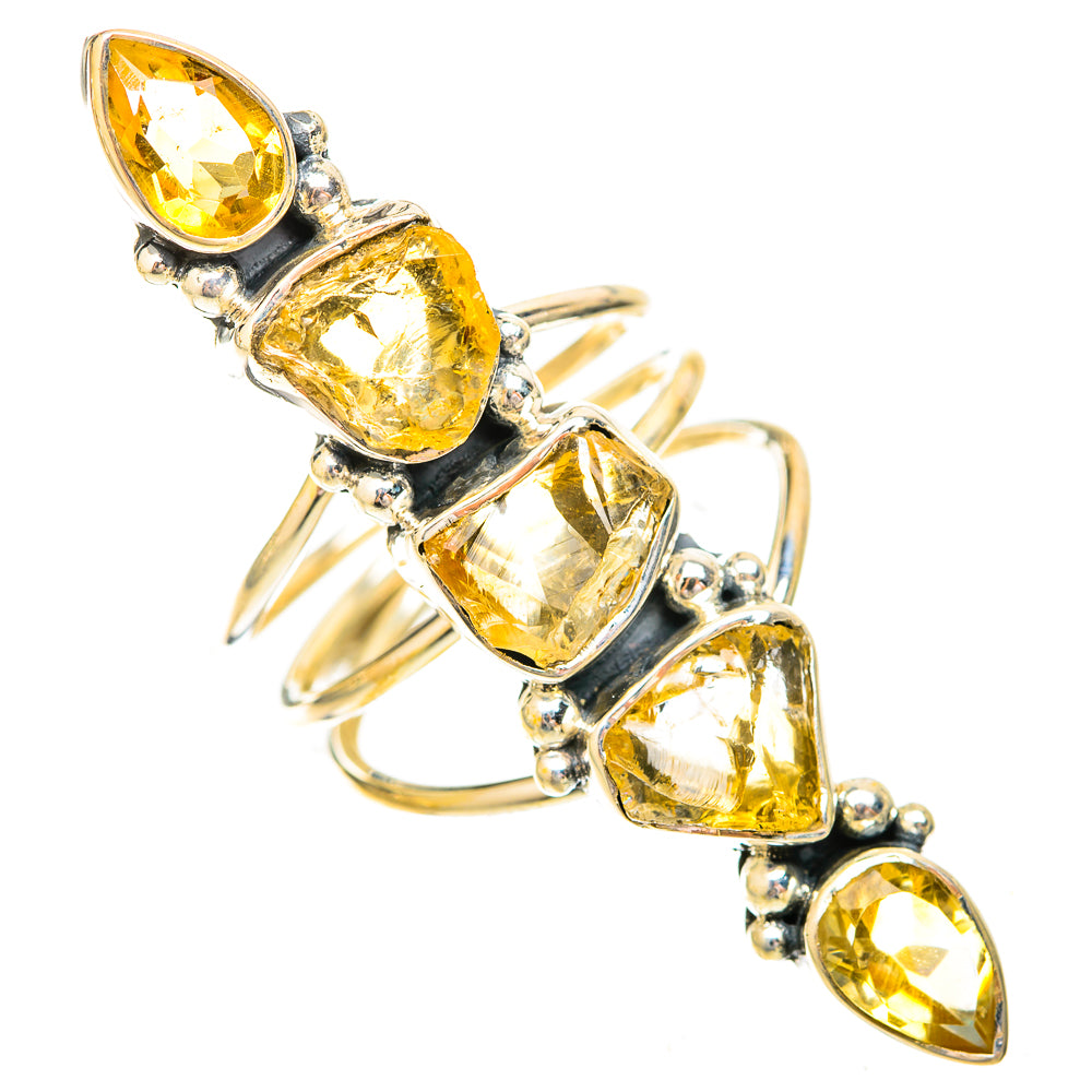 Citrine Rings handcrafted by Ana Silver Co - RING120664 - Photo 2