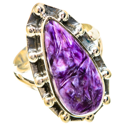 Charoite Rings handcrafted by Ana Silver Co - RING120669 - Photo 2