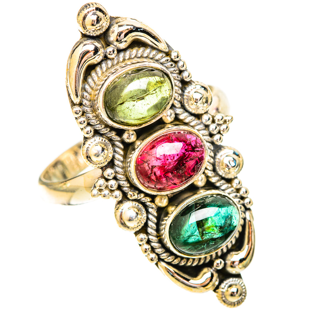 Tourmaline Rings handcrafted by Ana Silver Co - RING120681 - Photo 2
