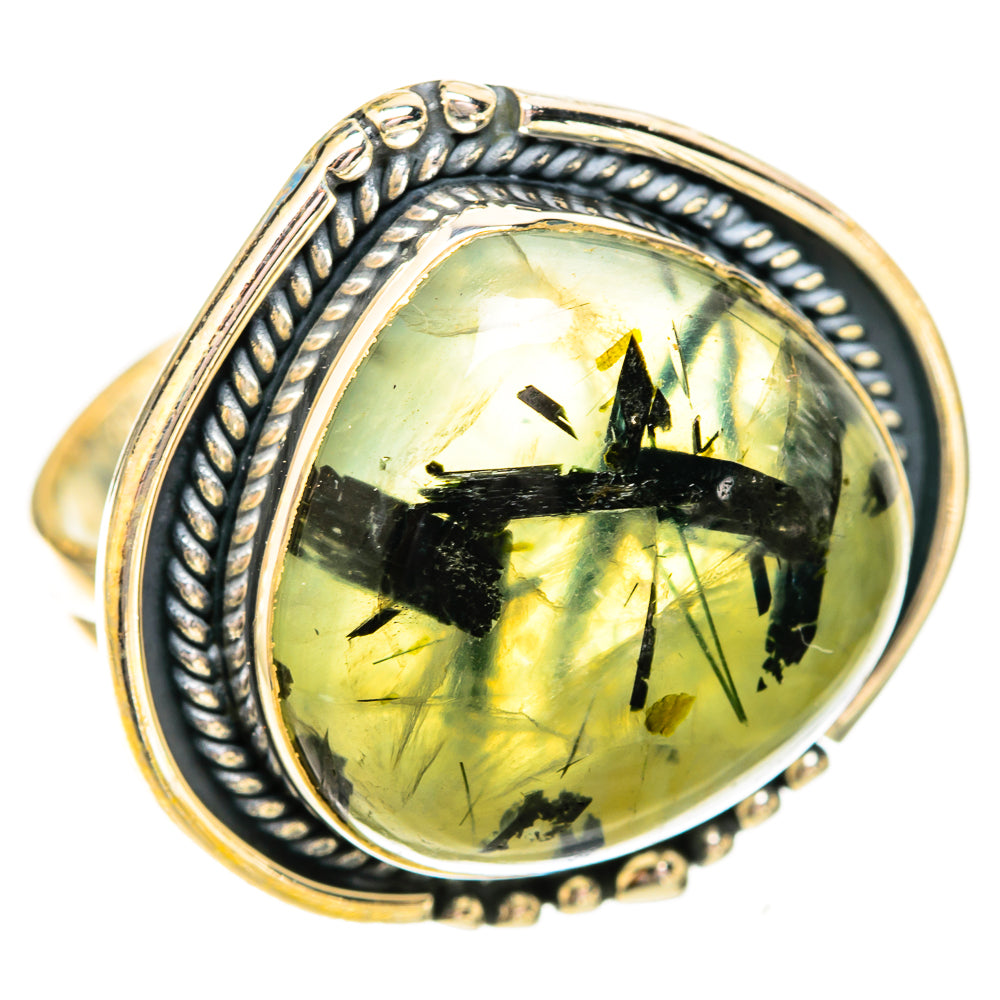 Prehnite Rings handcrafted by Ana Silver Co - RING120695 - Photo 2