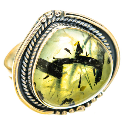 Prehnite Rings handcrafted by Ana Silver Co - RING120695 - Photo 2