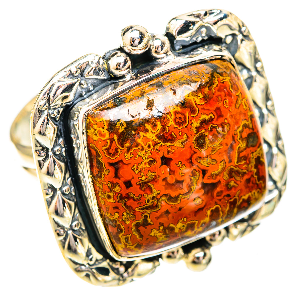 Moroccan Agate Rings handcrafted by Ana Silver Co - RING120704 - Photo 2