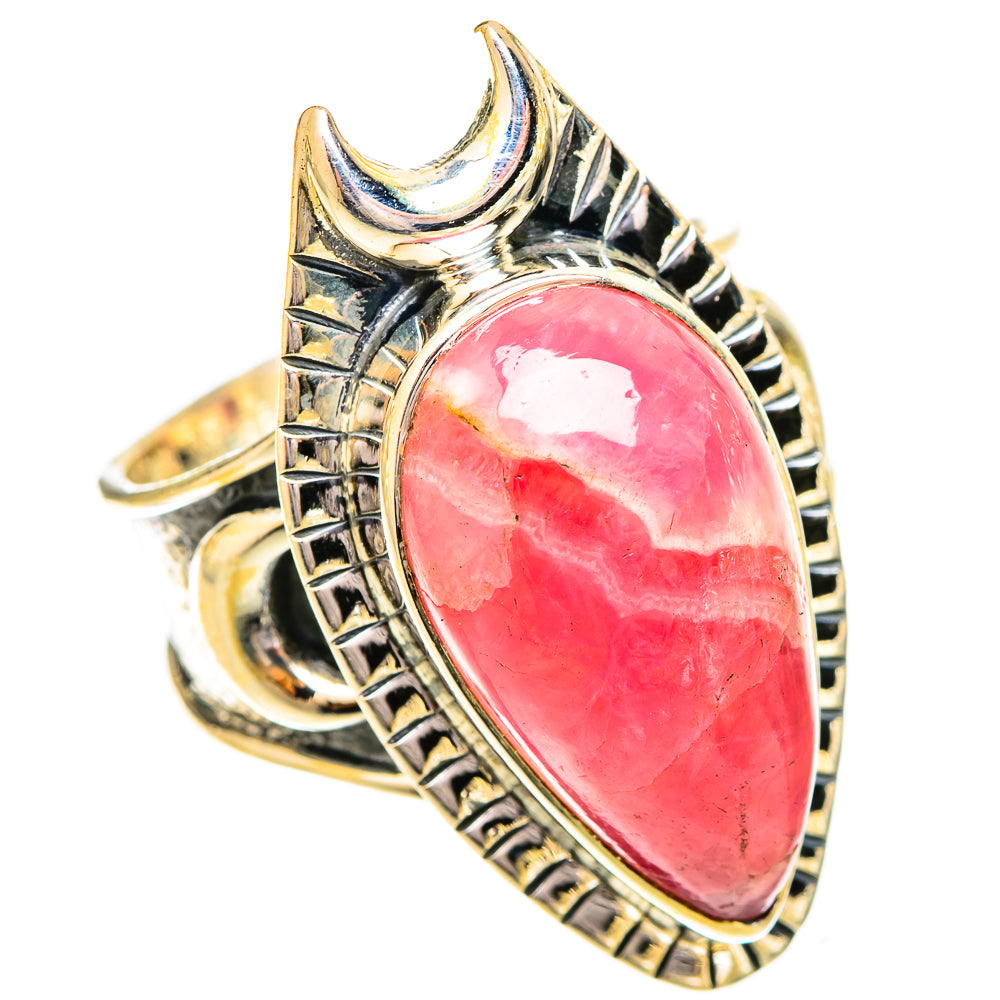 Rhodochrosite Rings handcrafted by Ana Silver Co - RING120705 - Photo 2