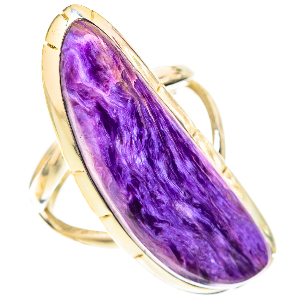 Charoite Rings handcrafted by Ana Silver Co - RING120708 - Photo 2