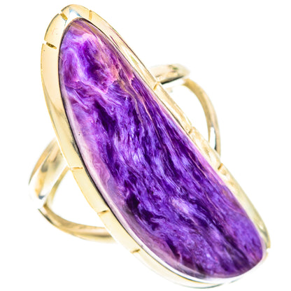 Charoite Rings handcrafted by Ana Silver Co - RING120708 - Photo 2