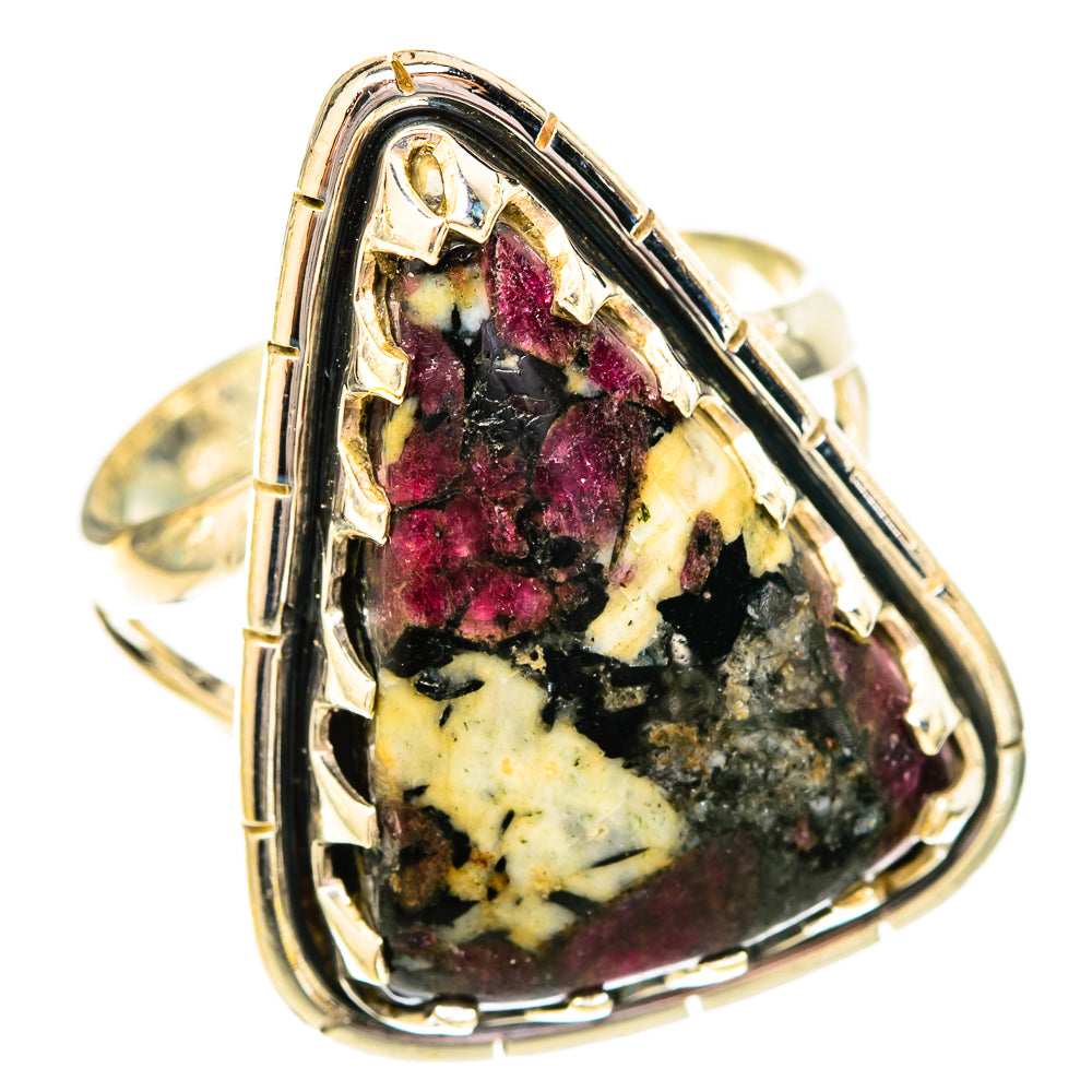 Russian Eudialyte Rings handcrafted by Ana Silver Co - RING120717 - Photo 2