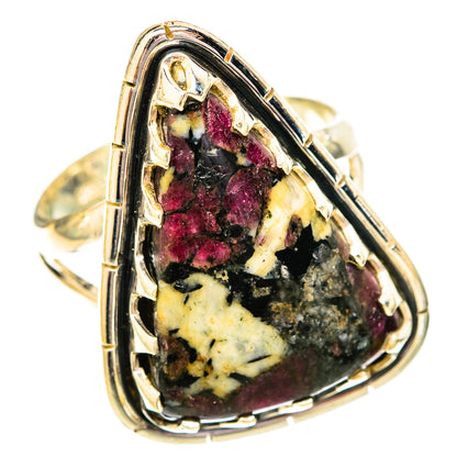 Russian Eudialyte Rings handcrafted by Ana Silver Co - RING120717 - Photo 2