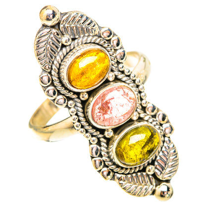 Ethiopian Opal Rings handcrafted by Ana Silver Co - RING120722 - Photo 2