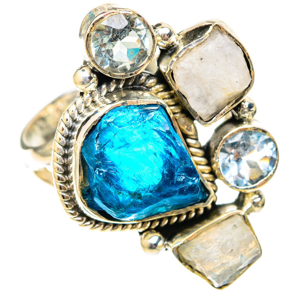 Apatite Rings handcrafted by Ana Silver Co - RING120727 - Photo 2