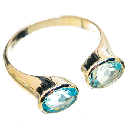 Blue Topaz Rings handcrafted by Ana Silver Co - RING120731 - Photo 2