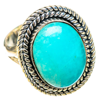 Amazonite Rings handcrafted by Ana Silver Co - RING120733 - Photo 2