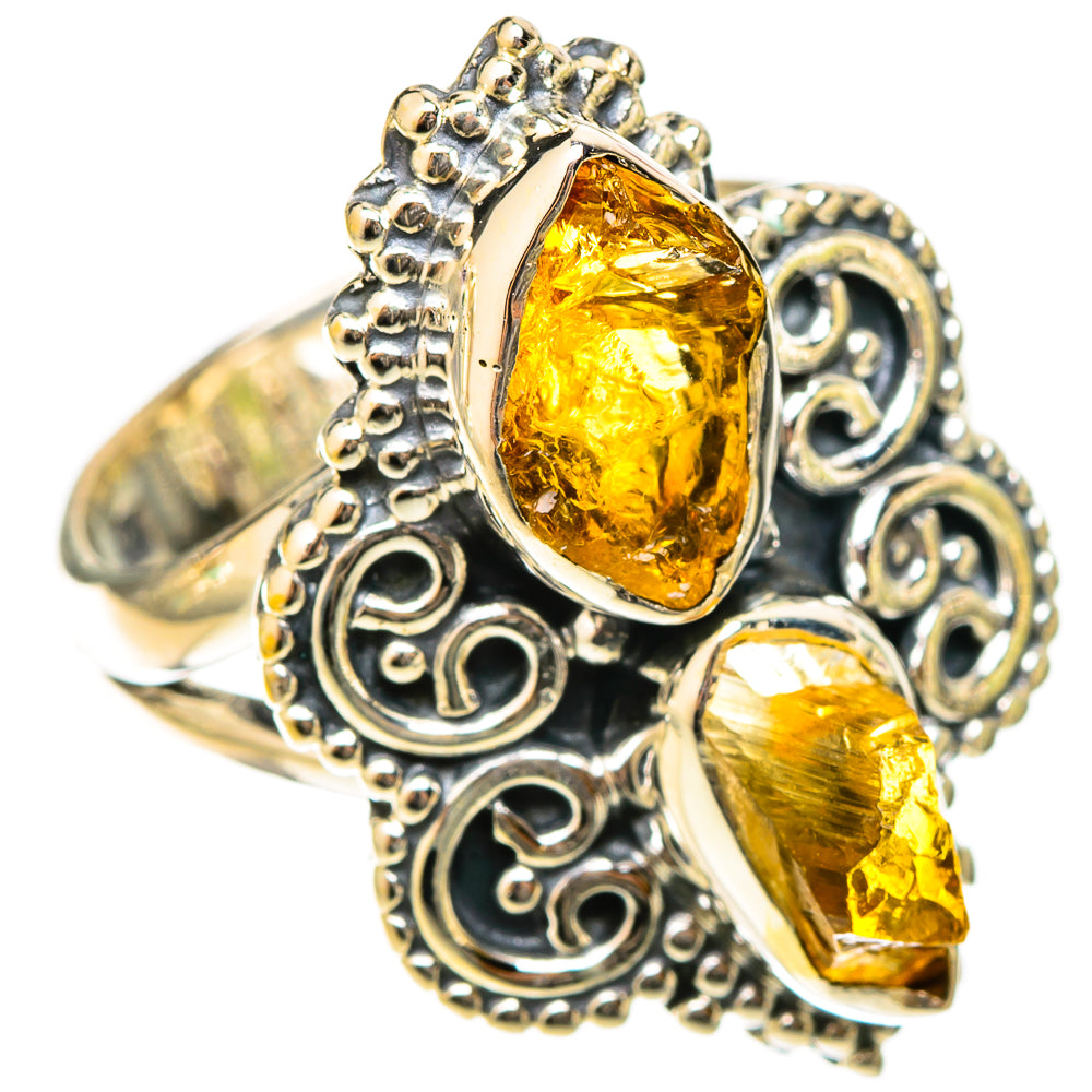 Citrine Rings handcrafted by Ana Silver Co - RING120739 - Photo 2