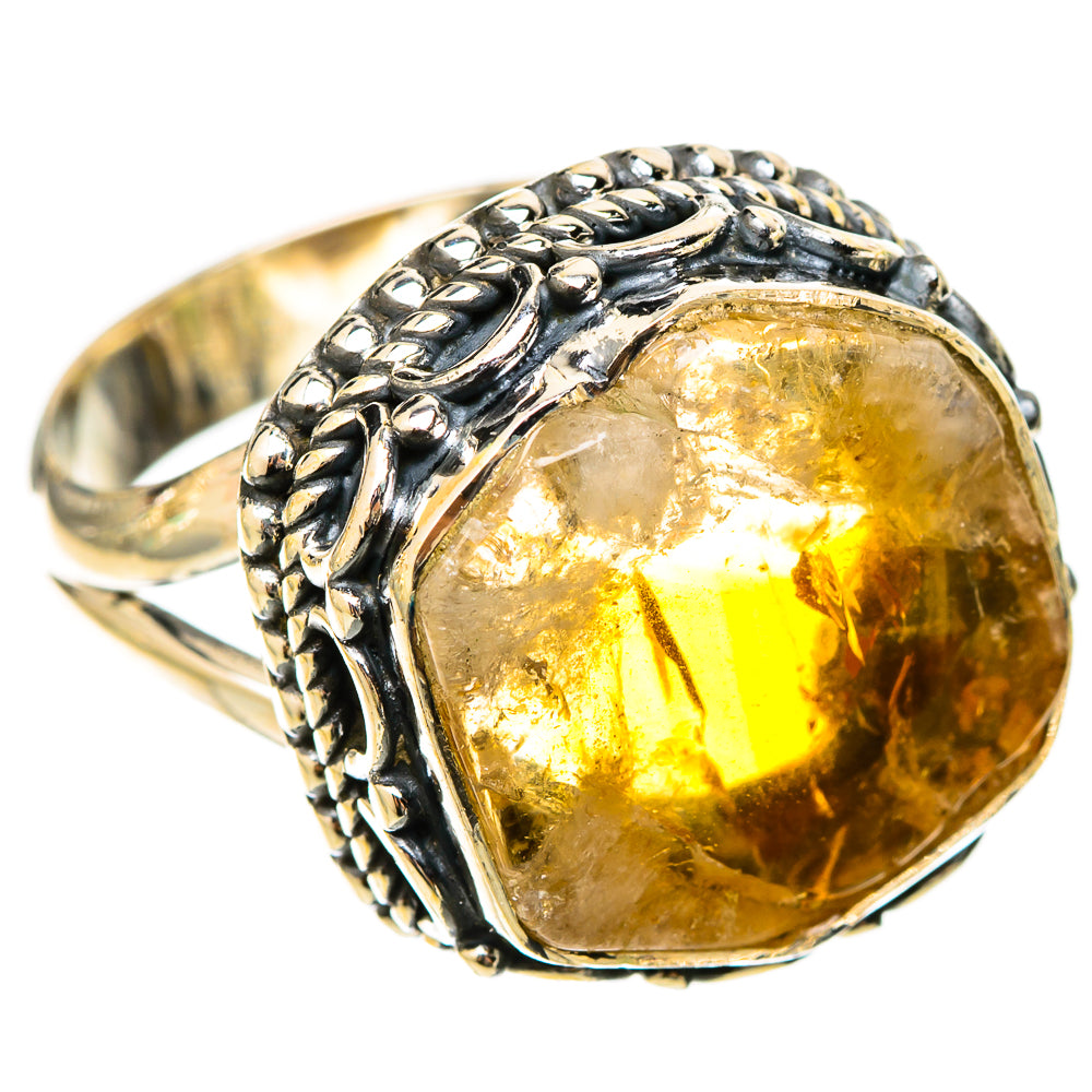 Citrine Rings handcrafted by Ana Silver Co - RING120740 - Photo 2