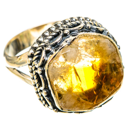Citrine Rings handcrafted by Ana Silver Co - RING120740 - Photo 2