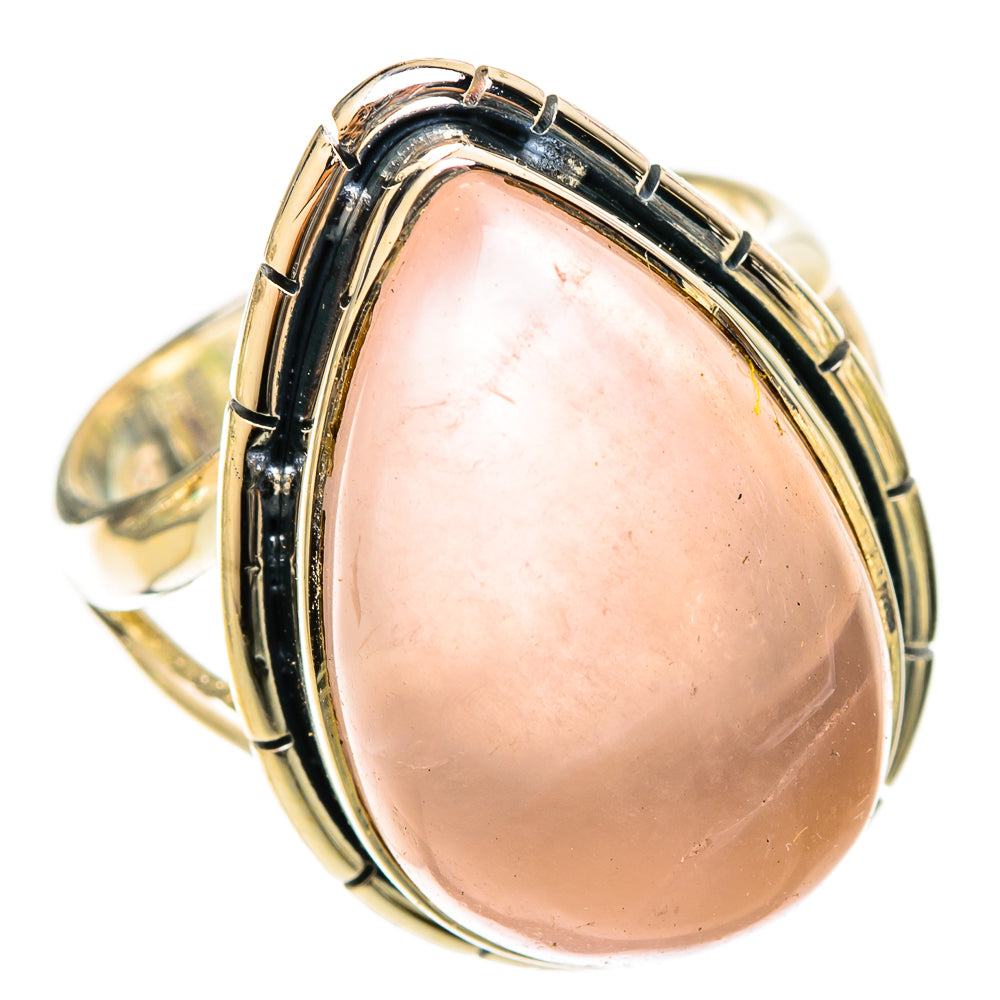 Rose Quartz Rings handcrafted by Ana Silver Co - RING120742 - Photo 2