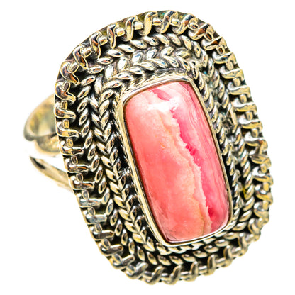 Rhodochrosite Rings handcrafted by Ana Silver Co - RING120743 - Photo 2