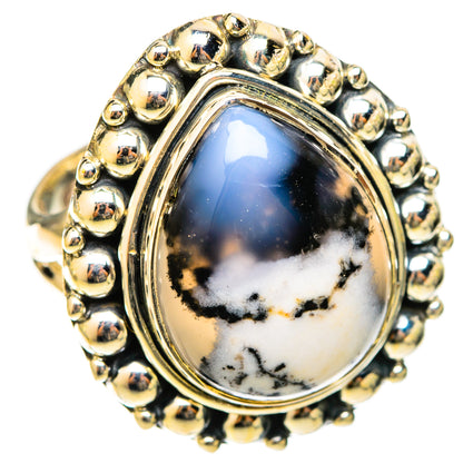 Dendritic Opal Rings handcrafted by Ana Silver Co - RING120751 - Photo 2