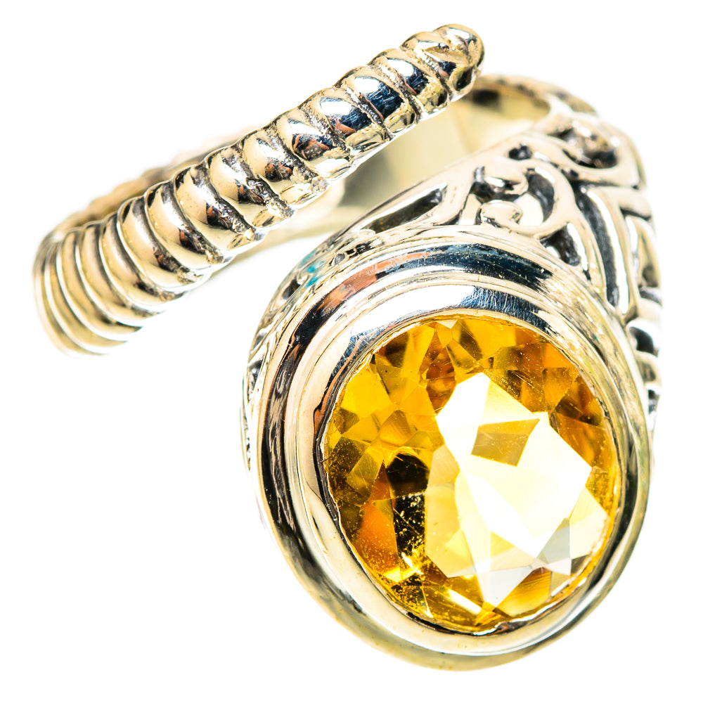 Citrine Rings handcrafted by Ana Silver Co - RING120772 - Photo 2