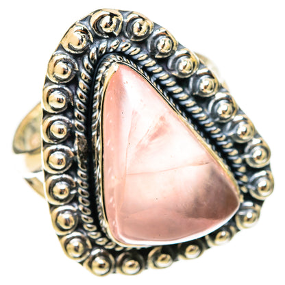 Rose Quartz Rings handcrafted by Ana Silver Co - RING120775 - Photo 2