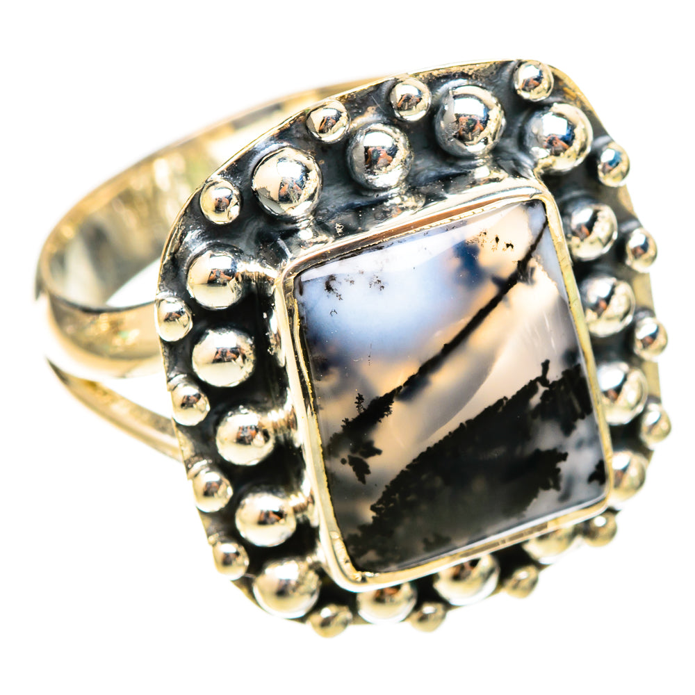 Dendritic Opal Rings handcrafted by Ana Silver Co - RING120784 - Photo 2