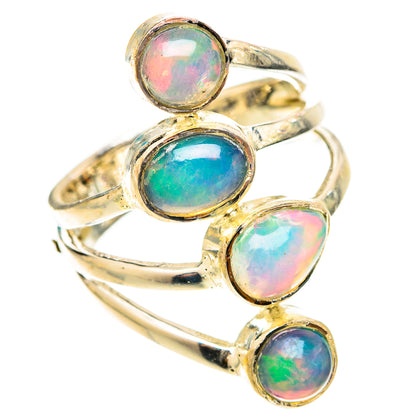Ethiopian Opal Rings handcrafted by Ana Silver Co - RING120789 - Photo 2