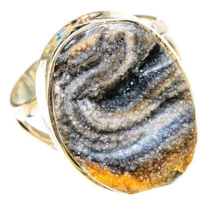 Desert Druzy Rings handcrafted by Ana Silver Co - RING120791 - Photo 2