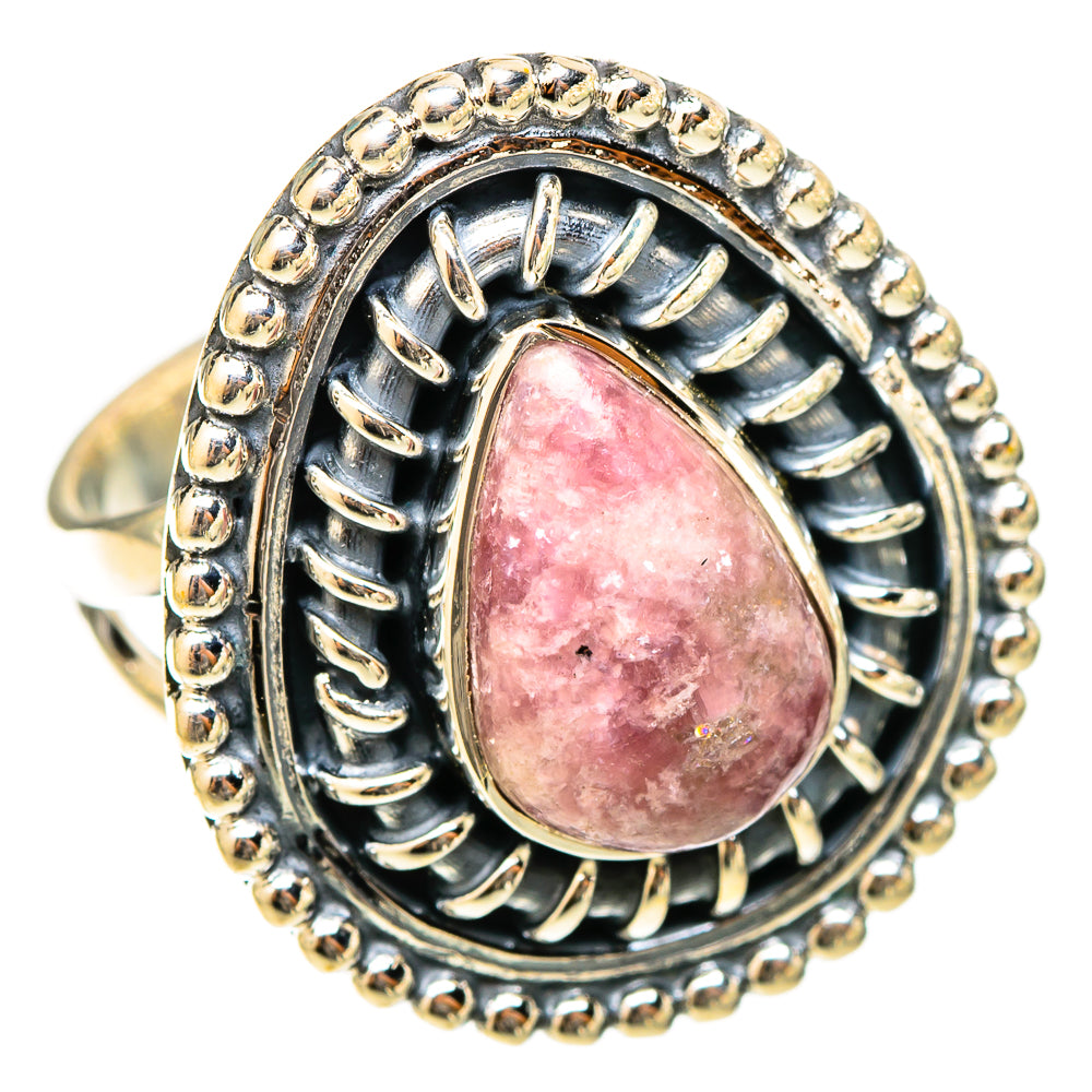 Lepidolite Rings handcrafted by Ana Silver Co - RING120809 - Photo 2