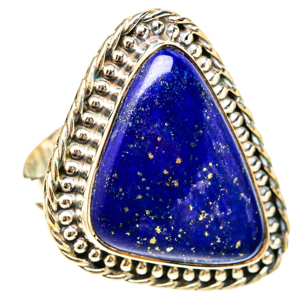 Lapis Lazuli Rings handcrafted by Ana Silver Co - RING120829 - Photo 2