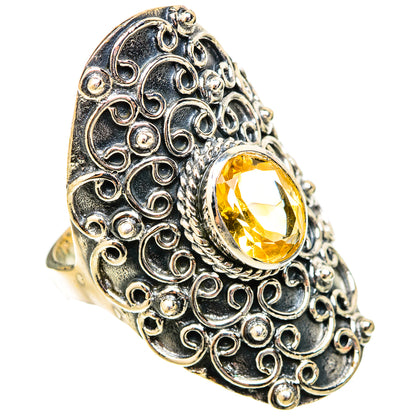 Citrine Rings handcrafted by Ana Silver Co - RING120853 - Photo 2