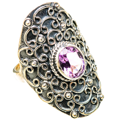 Amethyst Rings handcrafted by Ana Silver Co - RING120860 - Photo 2