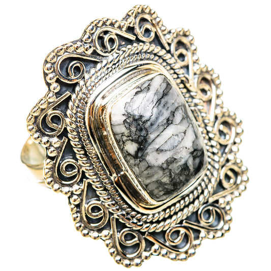 Pinolith Jasper Rings handcrafted by Ana Silver Co - RING120865 - Photo 2