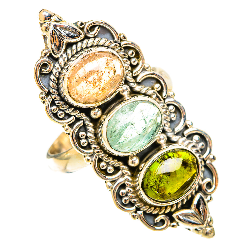 Ethiopian Opal Rings handcrafted by Ana Silver Co - RING120878 - Photo 2