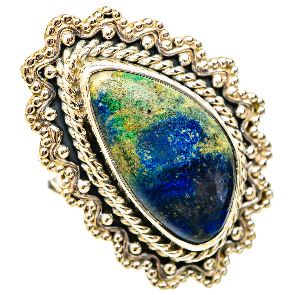 Azurite Rings handcrafted by Ana Silver Co - RING120879 - Photo 2