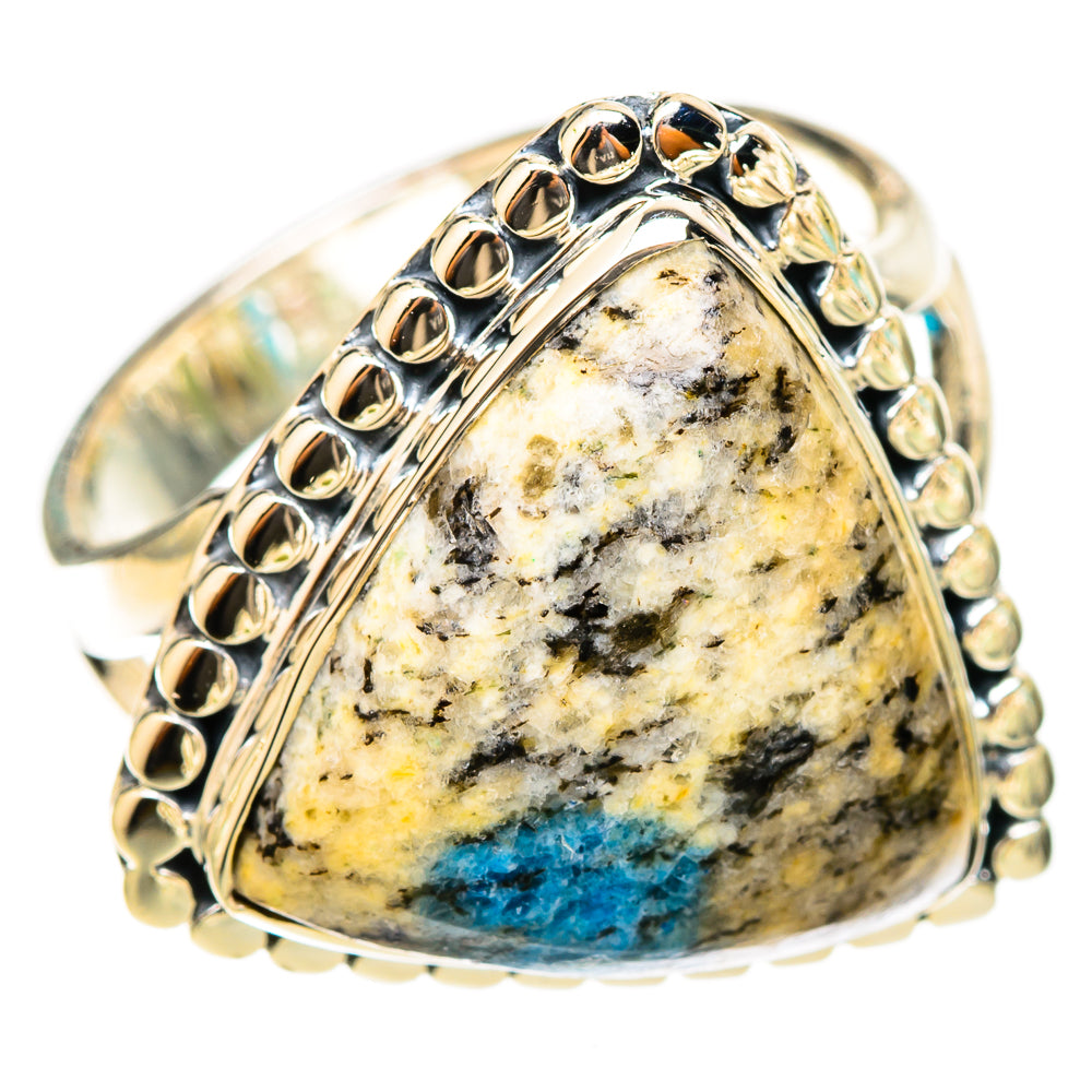 K2 Blue Azurite Rings handcrafted by Ana Silver Co - RING120889 - Photo 2