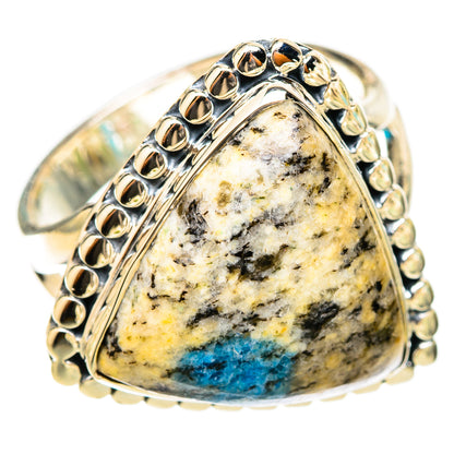 K2 Blue Azurite Rings handcrafted by Ana Silver Co - RING120889 - Photo 2