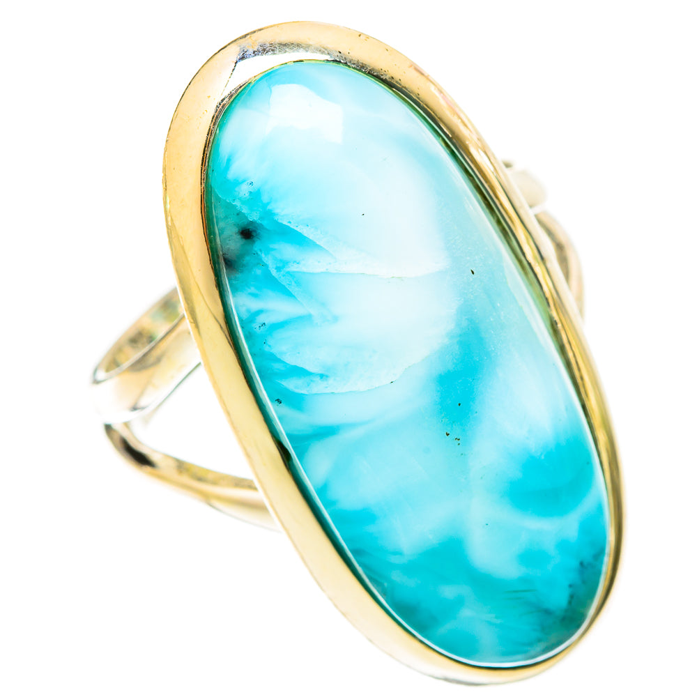 Larimar Rings handcrafted by Ana Silver Co - RING120892 - Photo 2