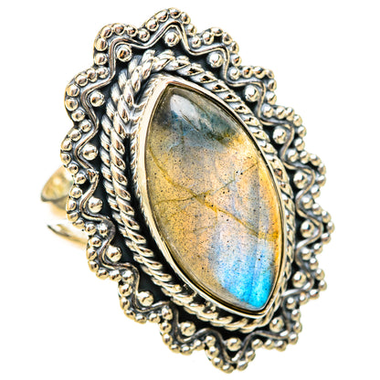 Labradorite Rings handcrafted by Ana Silver Co - RING120894 - Photo 2