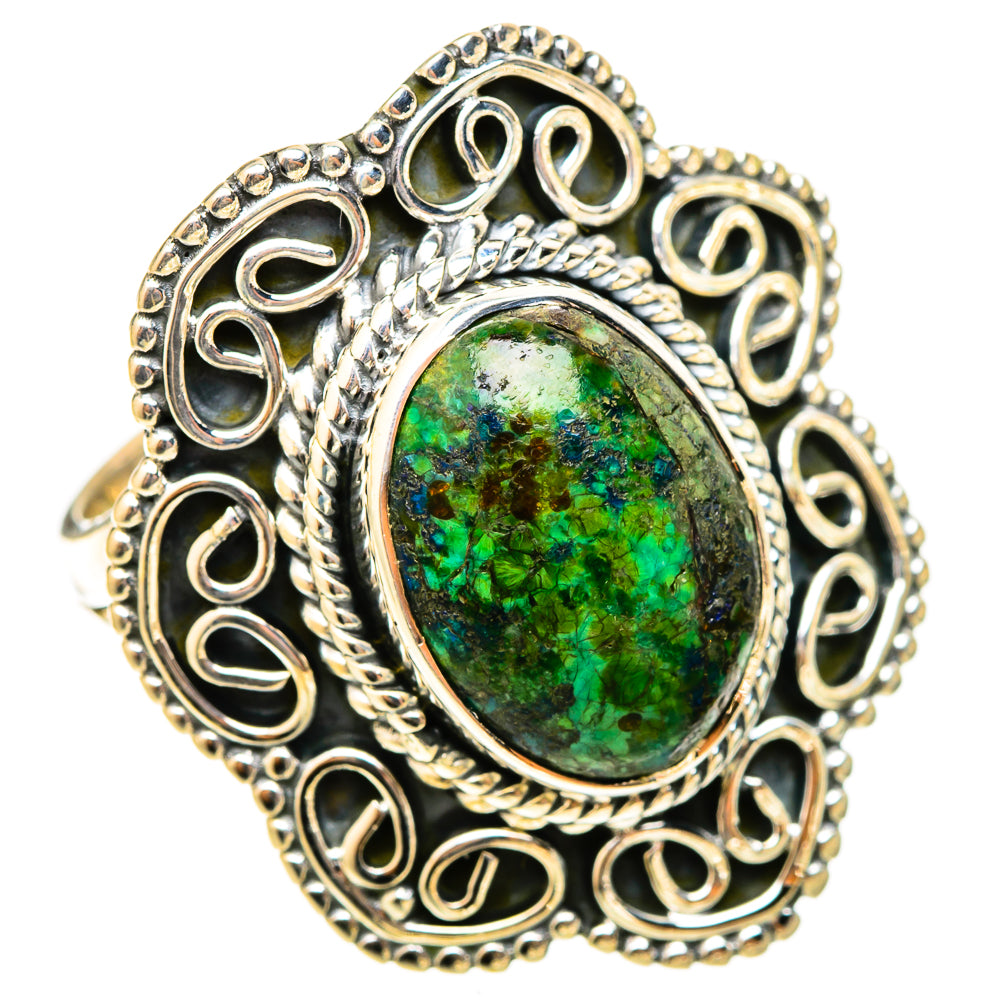 Azurite Rings handcrafted by Ana Silver Co - RING120901 - Photo 2