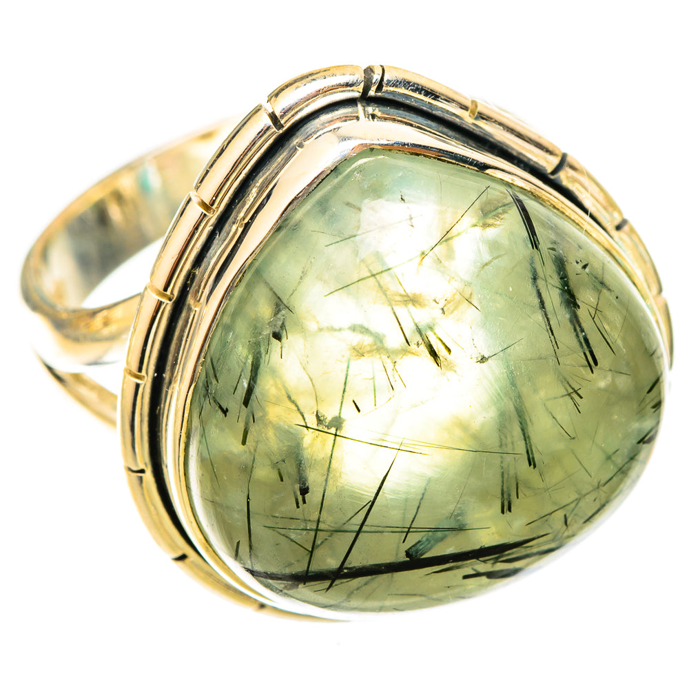 Prehnite Rings handcrafted by Ana Silver Co - RING120902 - Photo 2