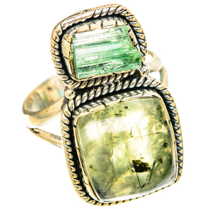 Prehnite Rings handcrafted by Ana Silver Co - RING120905 - Photo 2