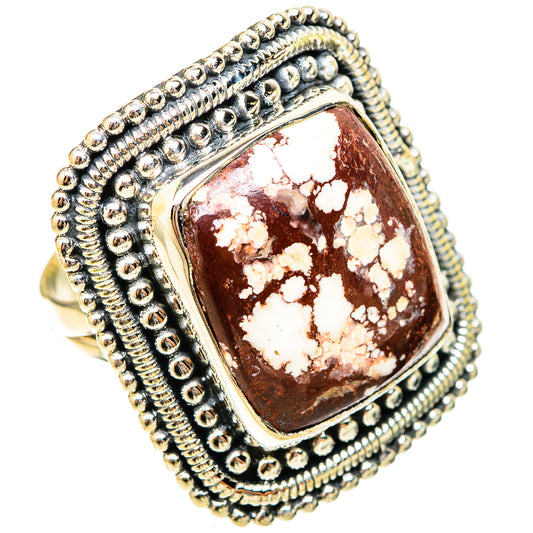 Wild Horse Jasper Rings handcrafted by Ana Silver Co - RING120907 - Photo 2