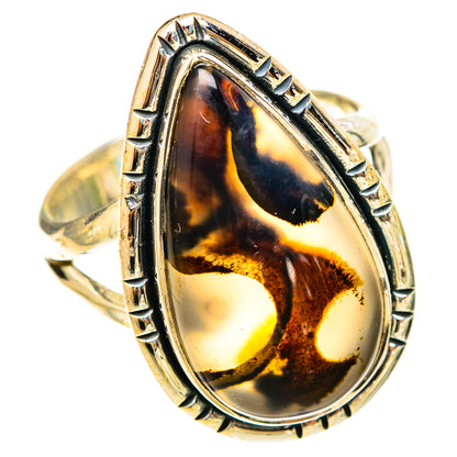 Montana Agate Rings handcrafted by Ana Silver Co - RING120908 - Photo 2