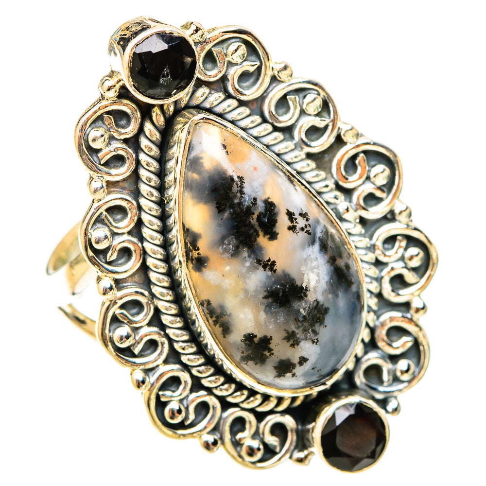 Dendritic Opal Rings handcrafted by Ana Silver Co - RING120920 - Photo 2