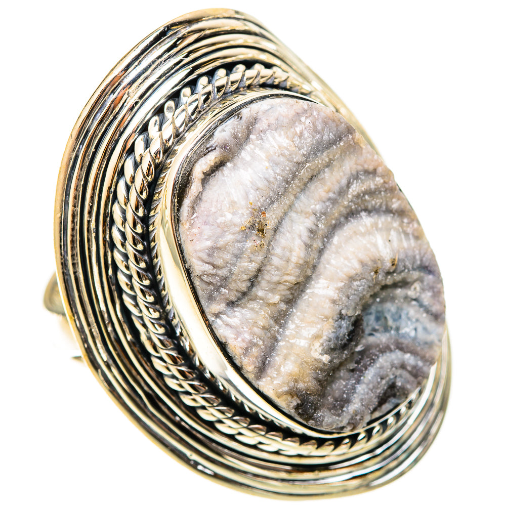 Desert Druzy Rings handcrafted by Ana Silver Co - RING120939 - Photo 2
